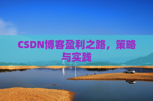 CSDN博客盈利之路，策略与实践
